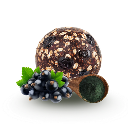 Balls bio protéinées cassis spiruline (prêt à vendre) - 3