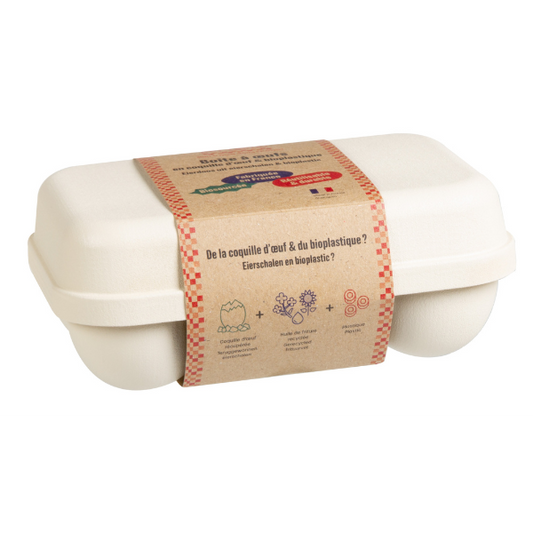 Boîte 6 œufs coquille (naturel) - 1